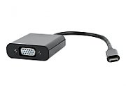 CABLU video GEMBIRD, adaptor USB 3.1 Type-C (T) la VGA (M), 15cm, rezolutie maxima Full HD (1920 x 1080) la 60Hz, negru,  AB-CM-VGAF-01  (include TV 0.06 lei)