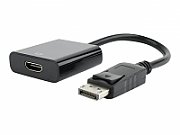 CABLU video GEMBIRD, adaptor DisplayPort (T) la HDMI (M), 10cm, rezolutie maxima Full HD (1920 x 1080) la 60Hz, negru,  AB-DPM-HDMIF-002  (include TV 0.06 lei)