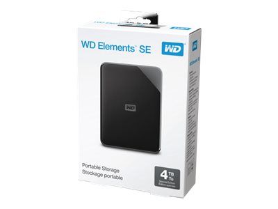 WD WDC WDBJRT0040BBK-WESN External HDD WD Elements SE Portable 2.5 4TB USB3.0 Black