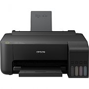 EPSON Imprimanta inkjet color CISS Epson L1110, dimensiune A4, viteza max 33ppm alb-negru, 15ppm color, rezolutie printer 5760x1440dpi, alimentare hartie 100 coli, imprimare fara margini, interfata: USB 2.0, consumabile: 103 ecotank Black, Cyan, Magenta, Yellow, (negru 8.1k si color 6.5k incluse)