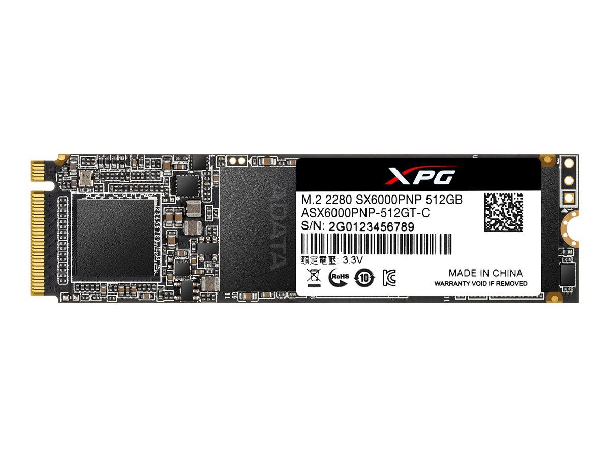 ADATA SSD ADATA, XPG SX6000 Pro, 1 TB, M.2, PCIe Gen3.0 x4, 3D TLC Nand, R/W: 2100/1500 MB/s,  ASX6000PNP-1TT-C 