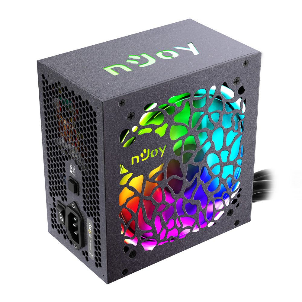 nJoy Sursa nJoy Freya 600, ATX, PFC Activ, RGB, 600W
