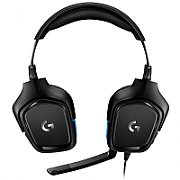 LOGITECH 981-000770 Logitech G432 7.1 Surround Sound Wired Gaming Headset, USB, Leatherette