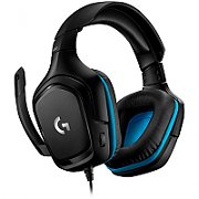 LOGITECH 981-000770 Logitech G432 7.1 Surround Sound Wired Gaming Headset, USB, Leatherette