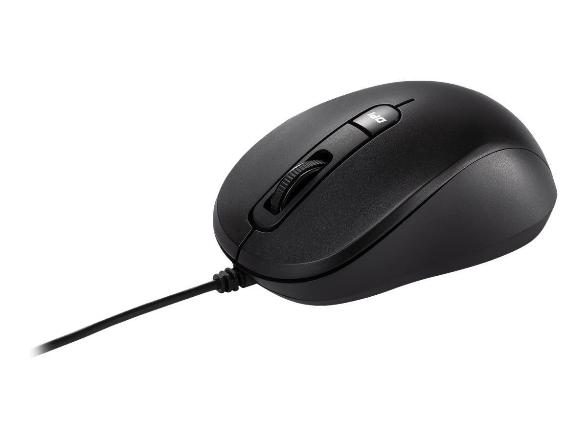 ASUS Optical Mouse MU101C Wired 1.5m USB 1000dpi 3 Buttons scroll 115x60x35mm 85g Black
