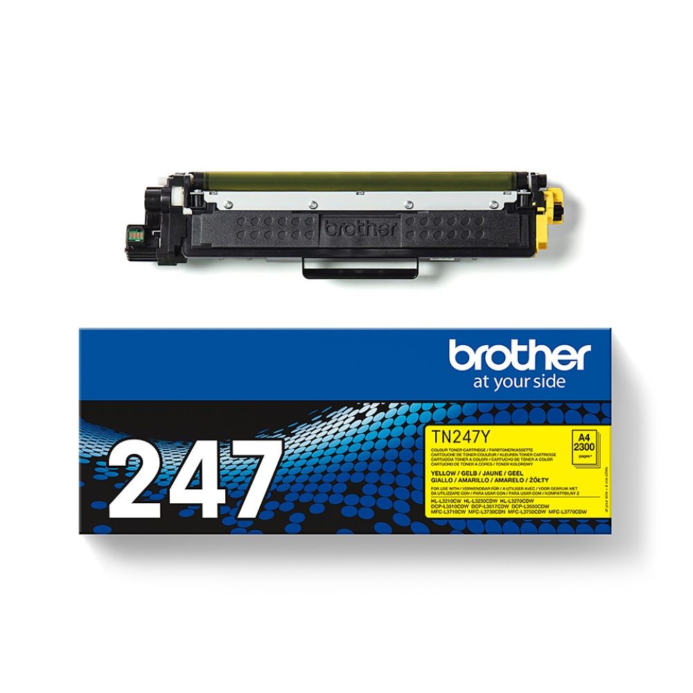 Cartus toner Brother TN247Y ,Galben ,2300 pagini ,Original (TN247Y) 