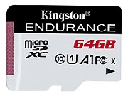 KINGSTON SDCE/64GB Kingston 64GB microSDXC Endurance 95R/30W C10 A1 UHS-I Card Only