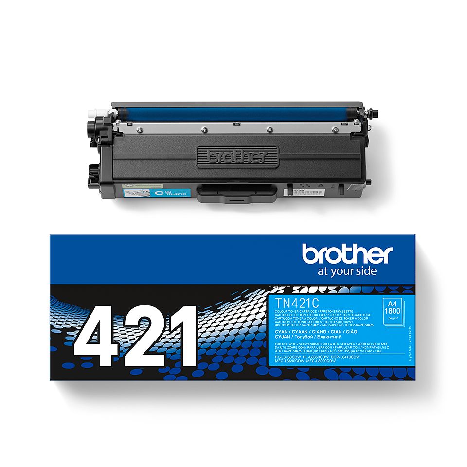 Cartus toner Brother TN421C ,Albastru ,1800 pagini ,Original (TN421C) 
