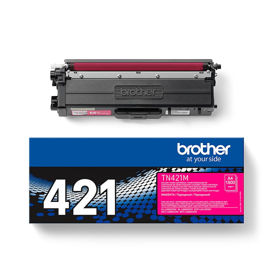 Cartus toner Brother TN421M ,Magenta ,1800 pagini ,Original (TN421M) 