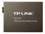 TP-LINK MC112CS network media converter 100 Mbit/s Single-mode Black