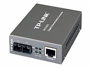 Switch media convertor TP-Link, 2 porturi (1x1000Mbps SC, 1x10/100/1000 Mbps (RJ-45)), 1000Base-T to 1000Base-LX/LH (SC), Single-Mode, 15Km, montabil in sasiu