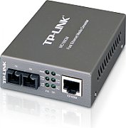 Switch media convertor TP-Link, 2 porturi (1x1000Mbps SC, 1x10/100/1000 Mbps (RJ-45)), 1000Base-T to 1000Base-LX/LH (SC), Single-Mode, 15Km, montabil in sasiu