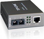 Switch media convertor TP-Link, 2 porturi (1xSFP Gigabit, 1x10/100/1000 Mbps (RJ-45)), 1000Base-T to 1000Base-SX/LX/LH, SFP, montabil in sasiu