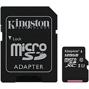 Kingston 128GB microSDXC Canvas Select Plus 100R A1 C10 Card + ADP EAN: 740617298703
