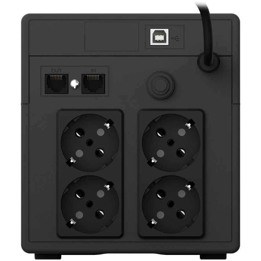 nJoy | UPCMTLS610HCAAZ01B | Cadu 1000 | UPS |  Line interactive | 1000 VA | 600 W | Mini Tower |Nr  iesiri 4  Schuko | Intrare Schuko | HID USB , protectie RJ45/RJ11, Ultra Fast Charger, LCD