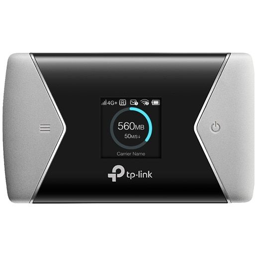 ROUTER TP-LINK wireless. portabil, 4G Mobile Wi-Fi, 600Mbps, Internal LTE Modem, SIM card slot, TFT screen display, rechargeable battery, micro SD card slot  M7650  (include timbru verde 1.5 lei)