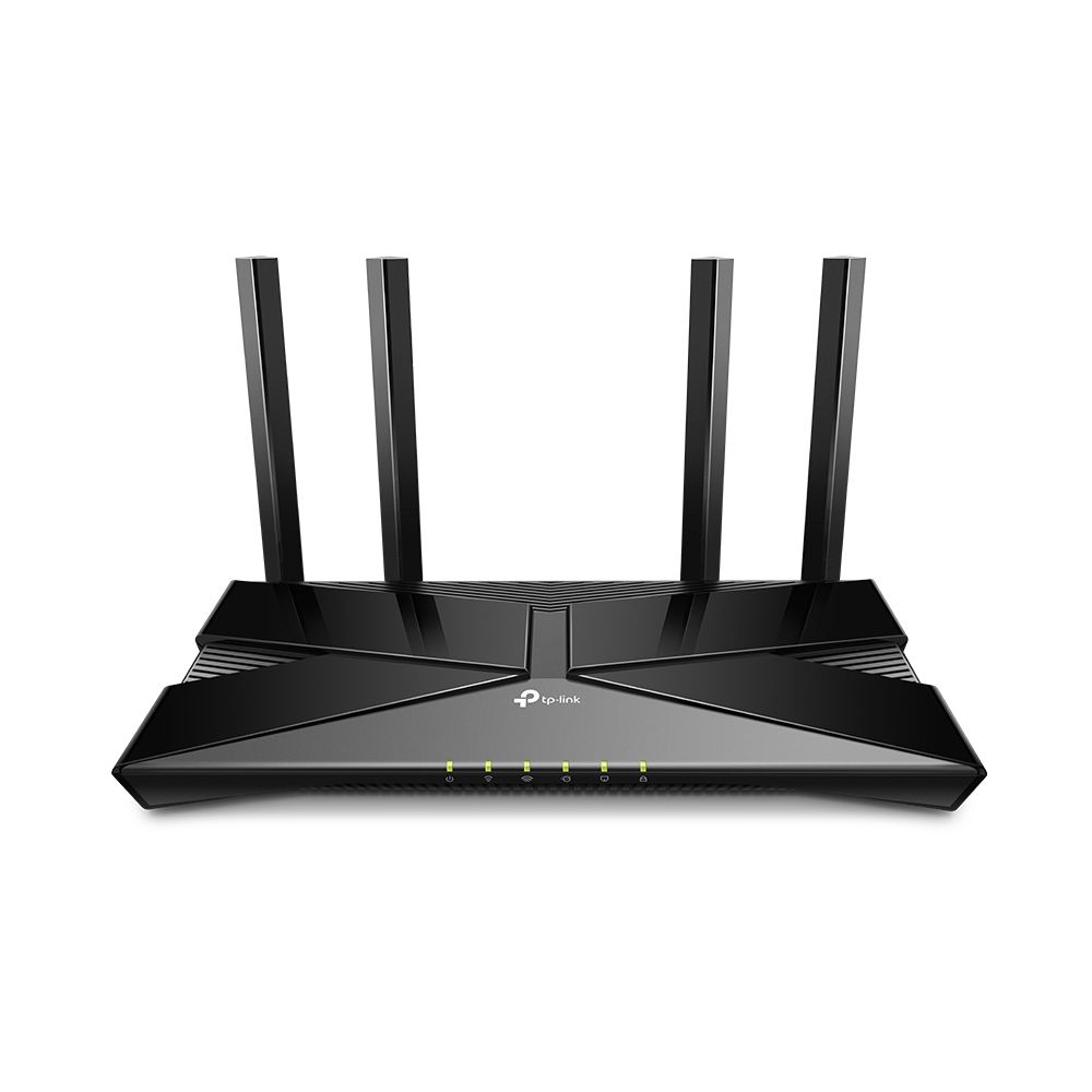 TP-LINK Wireless Router TP-LINK, AX10 1.5 GHz Triple-Core CPU, 256 MB RAM, 16 MB Flash 1201 Mbps (5 GHz, 11ax), 300 Mbps (2.4 GHz, 11n), Standard and Protocol: IEEE 802.11ax/ac/n/a 5 GHz, IEEE 802.11n/b/g 2.4 GHz, 4× Fixed Omni-Directional Antennas, 1 × 1000/100/10 Mbps WAN Port, 4 × 1000/100/10 Mbps LAN