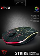 Mouse Trust GXT 117 Strike, Wireless Gam, negru