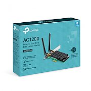 PLACA RETEA TP-LINK AC1200, intern wireless 2.4 GHz | 5 GHz, PCI-E, port, 1200 Mbps, antena externa x 2,  Archer T4E 