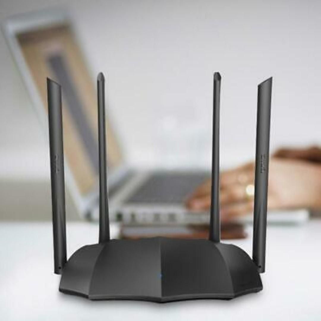 Tenda AC8 wireless router Gigabit Ethernet Dual-band (2.4 GHz / 5 GHz) 4G Black