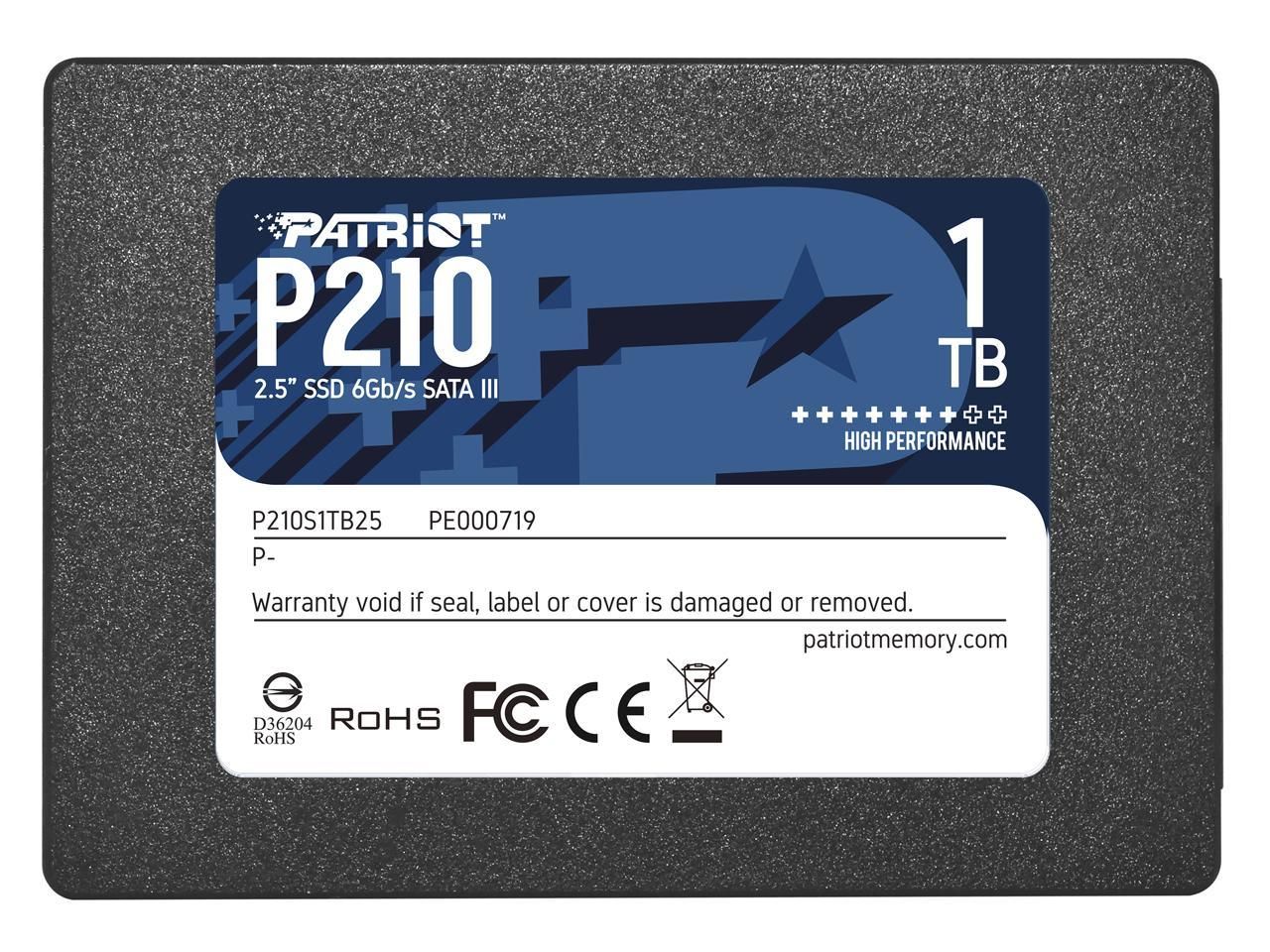 Patriot PATRIOT P210 SSD 1TB SATA 3 Internal Solid State Drive 2.5inch