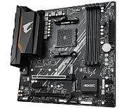 Placa de baza GIGABYTE B550M AORUS ELITE, socket AM4, 4x DDR4 UDIMM, 4x SATA, 2x NVMe, 12x USB-A, mATX