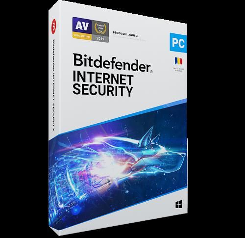 Licenta retail Bitdefender Internet Security - protectie completapentru Windows, valabila pentru 1 an, 1 dispozitiv, new