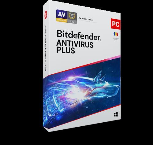 Licenta retail Bitdefender Antivirus Plus - protectie de bazapentru PC-uri Windows, valabila pentru 1 an, 10 dispozitive, new