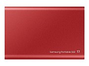 SAMSUNG Portable SSD T7 500GB extern USB 3.2 Gen 2 metallic red