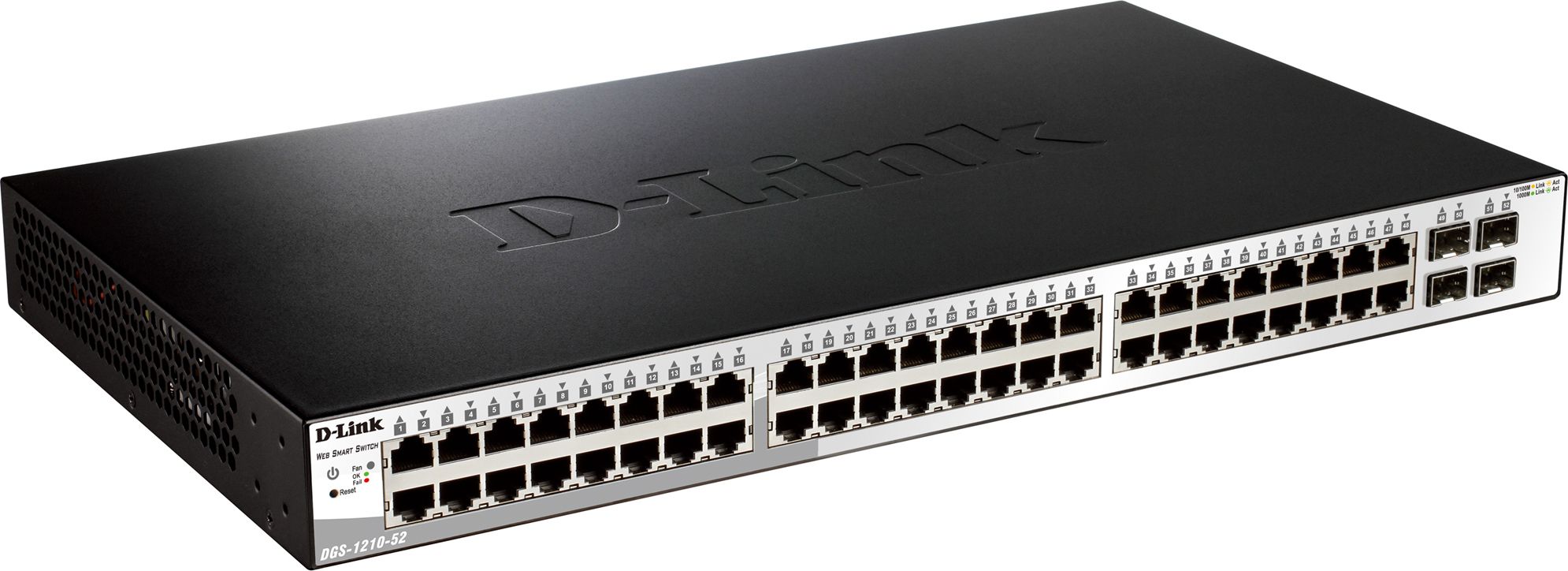 Switch D-Link DGS-1100-24PV2, 24 porturi 10 / 100 / 1000 MBs