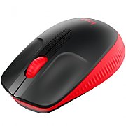 LOGITECH M190 Full-size wireless mouse - RED - 2.4GHZ - EMEA - M190