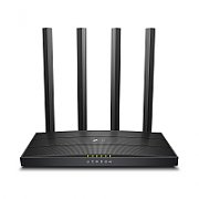 TP-LINK TP-LINK Archer C6U wireless router Gigabit Ethernet Dual-band (2.4 GHz / 5 GHz) 4G Black
