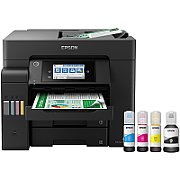Imprimanta multifunctionala inkjet ciss color Epson L6550, A4, duplex, ADF, USB 2.0, Wi-Fi, 32 ppm negru, 22 ppm color