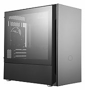 CARCASA Cooler Master, Mini Tower, mATX,  Silencio S400 , fara sursa, sticla securizata, 2 x fan, USB 3.0 x 2, Jack 3.5mm x 1, card reader, mesh ,  MCS-S400-KG5N-S00 
