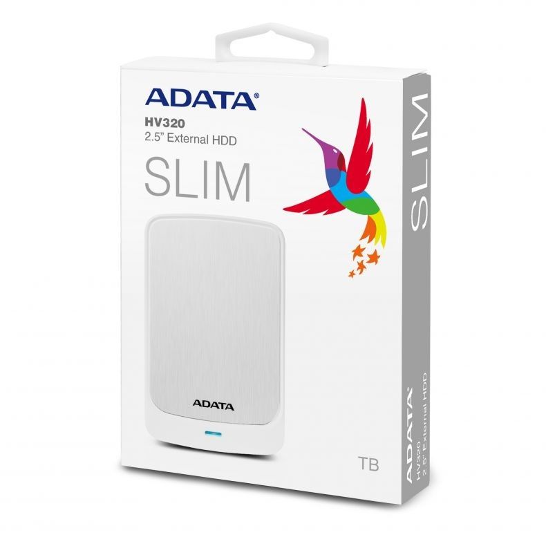 ADATA AHV320-1TU31-CWH ADATA external HDD HV320 1TB 2,5 USB3.0 - white