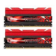 Memorie G.Skill TridentX 16 GB DDR3 2400 MHz CL10, kit 2 x 8 GB, XMP, Rosu-negru
