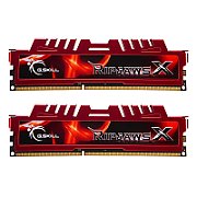 Memorie G.Skill RipjawsX 16 GB DDR3 1600 MHz CL10, kit 2 x 8 GB, XMP, Rosu-negru