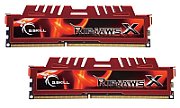 Memorie G.Skill RipjawsX 16 GB DDR3 1600 MHz CL10, kit 2 x 8 GB, XMP, Rosu-negru