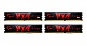 Memorie G.Skill Aegis 32 GB DDR4 3200 MHz CL16, kit 4 x 8 GB, XMP 2.0, Negru-rosu