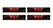 Memorie G.Skill Aegis 32 GB DDR4 3200 MHz CL16, kit 4 x 8 GB, XMP 2.0, Negru-rosu