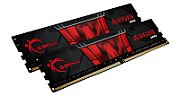Memorie G.Skill Aegis 32 GB DDR4 3200 MHz CL16, kit 4 x 8 GB, XMP 2.0, Negru-rosu