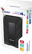 HDD ADATA EXTERN 2.5  USB 3.2 Gen1 1TB HD770G, iluminare RGB, Black  AHD770G-1TU32G1-CBK  (include TV 0.75 lei)