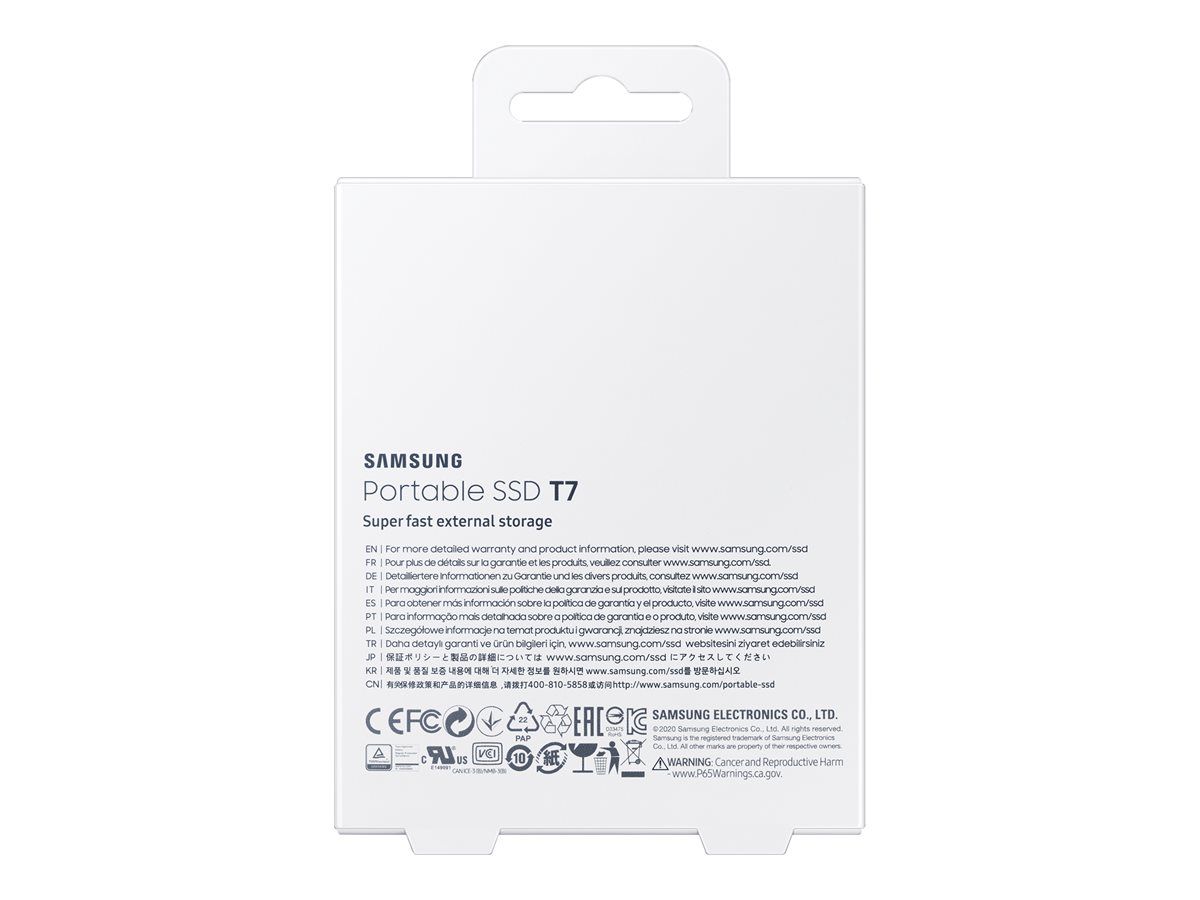 Samsung Samsung SSDex USB 3.2 Gen.2  Portable T7 Blue 1TB