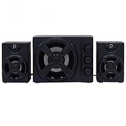 BOXE SPACER Gaming 2.1, RMS: 11W (2 x 3W + 5W), control volum, bass si inalte, subwoofer lemn MDF, 14 x LED, USB power, black,  SPB-THUNDER    (include TV 3 lei)