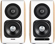 BOXE EDIFIER 2.0, RMS: 120W (2 x 24W, 2 x 36W), bluetooth telecomanda wireless, volum, bass, treble, brown,  R2000DB-BR  (include TV 8 lei)