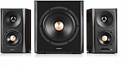 BOXE EDIFIER 2.1, RMS: 155W (2 x 10W, 2 x 30W, 1 x 75W), bluetooth telecomanda wireless, volum, bass, treble, optical, coaxial, brown,  S360DB   (include TV 8 lei)