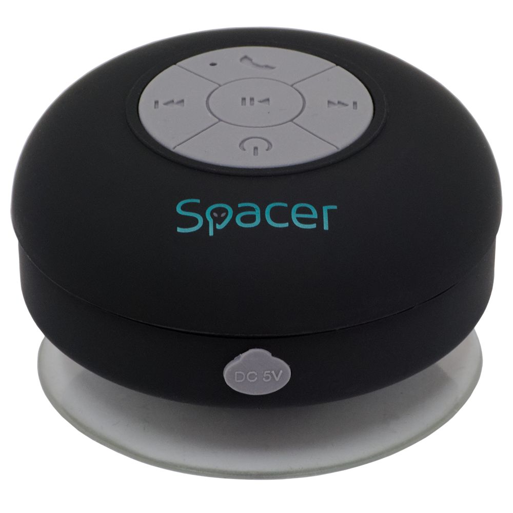 BOXA SPACER portabila bluetooth, DUCKY-BK, RMS:  3W, control volum, acumulator 300mAh, microfon incorporat, timp de funct. pana la 4 ore, distanta max. 10m, incarcare USB, BLACK,  SPB-DUCKY-BK  43501768 (include TV 0.15 lei)