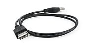 Cablu date Gembird  USB 2.0 Type-A (T) - USB 2.0 Type-A (M), negru