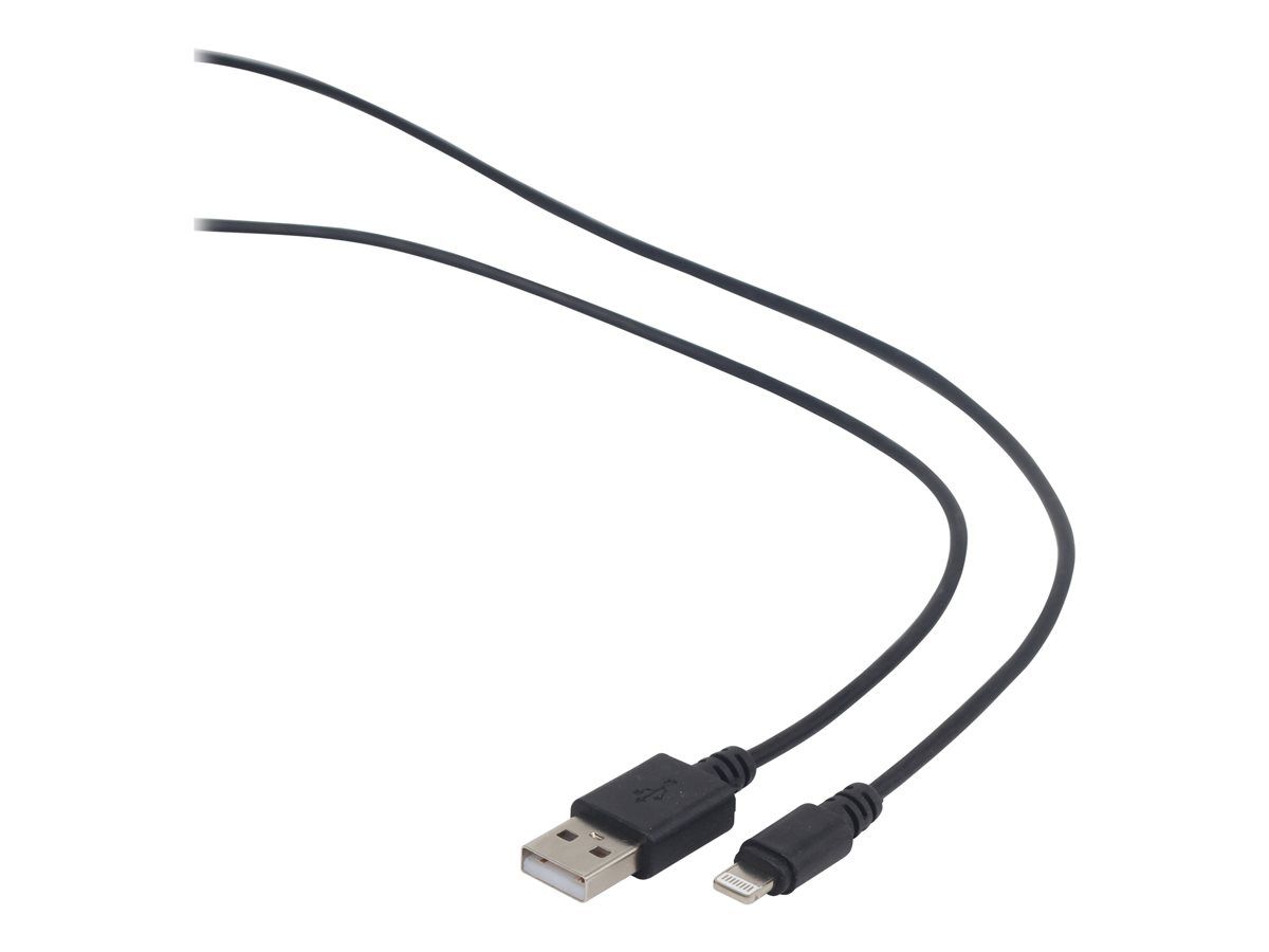 Gembird CC-USB2-AMLM-1M USB cable USB A Micro-USB B/Lightning Black