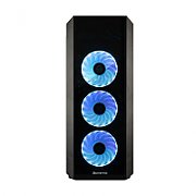 CARCASA CHIEFTEC, Middle Tower, ATX,  SCORPION 3 , fara sursa, sticla securizata, 4 x fan, USB 2.0 x 1, USB 3.0 x 2, Jack 3.5mm x 2, mesh, fan controller (inclusiv RGB),  GL-03B-OP 